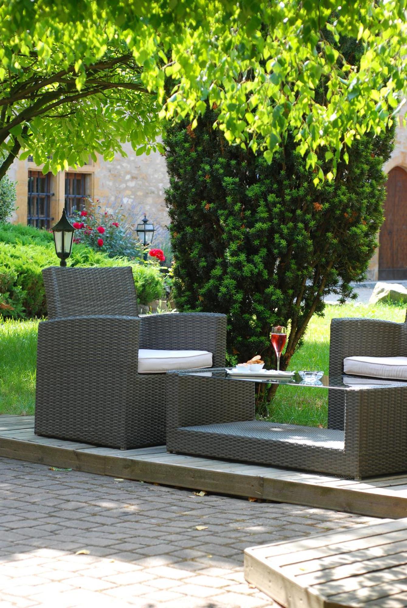 Demeures Et Chateaux L'Abbaye Caladoise - Anciennement Hostellerie Ferme Du Poulet Villefranche-sur-Saone Bagian luar foto